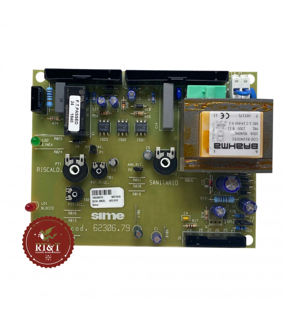 Modulation board 24V Sime boiler Format BF, Format CE Iono, Format OF 6230679