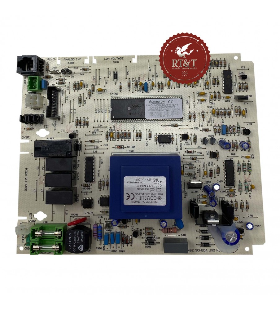 Board UNO-MCU MI/FFI Ariston boiler City, Trend, Uno 65100729, ex 990437, ex 992200