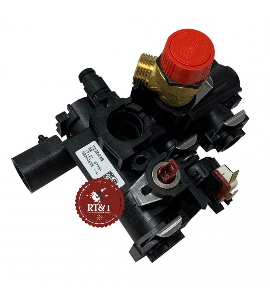 Hydraulic block Baxi boiler Duo-Tec Compact, Eco Compact, Eco5 Compact, Fourtech 711033600
