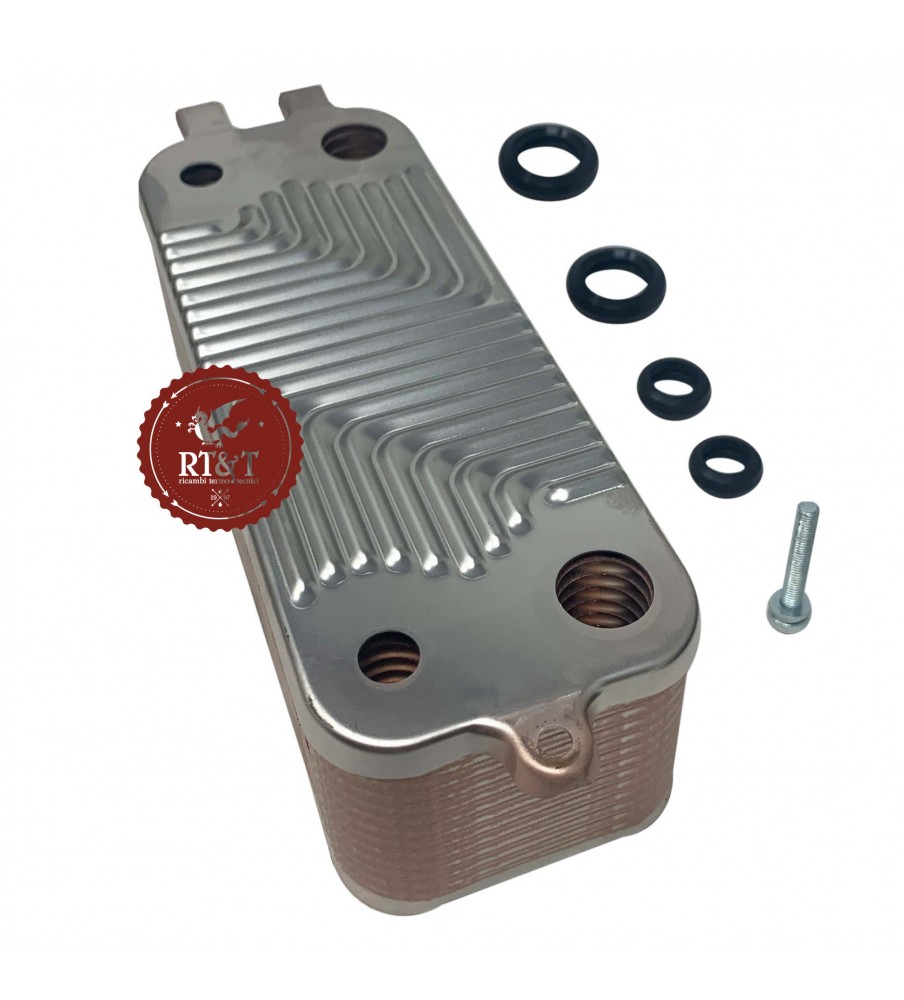 Sanitary heat exchanger 26 plates Buderus boiler Logamax Plus GB062, Logamax Plus GB122, Logamax Plus GB172 87186429490