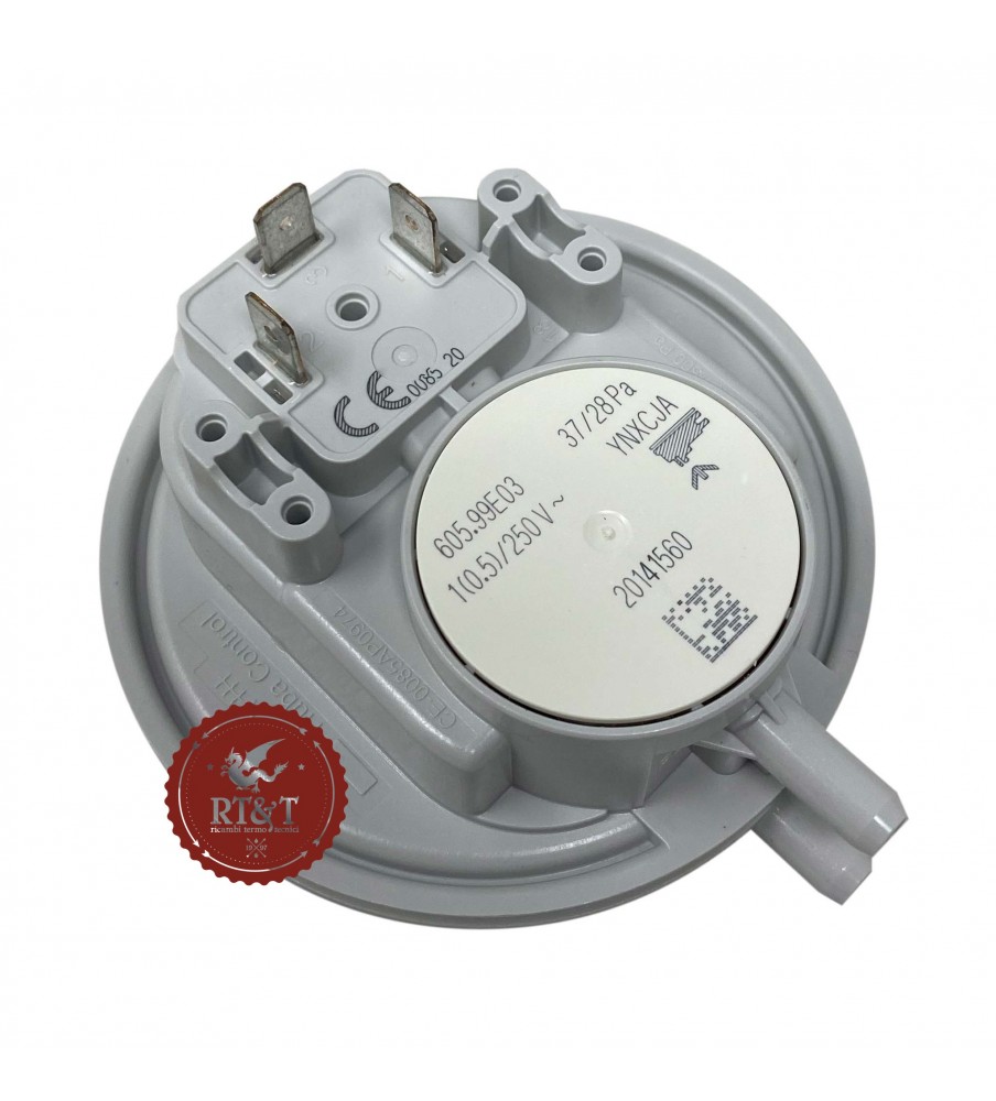 Air pressure switch 37/28 Pa Beretta boiler Exclusive Green E, Meteo Green E, Meteo Green H, Mysmart 20143726