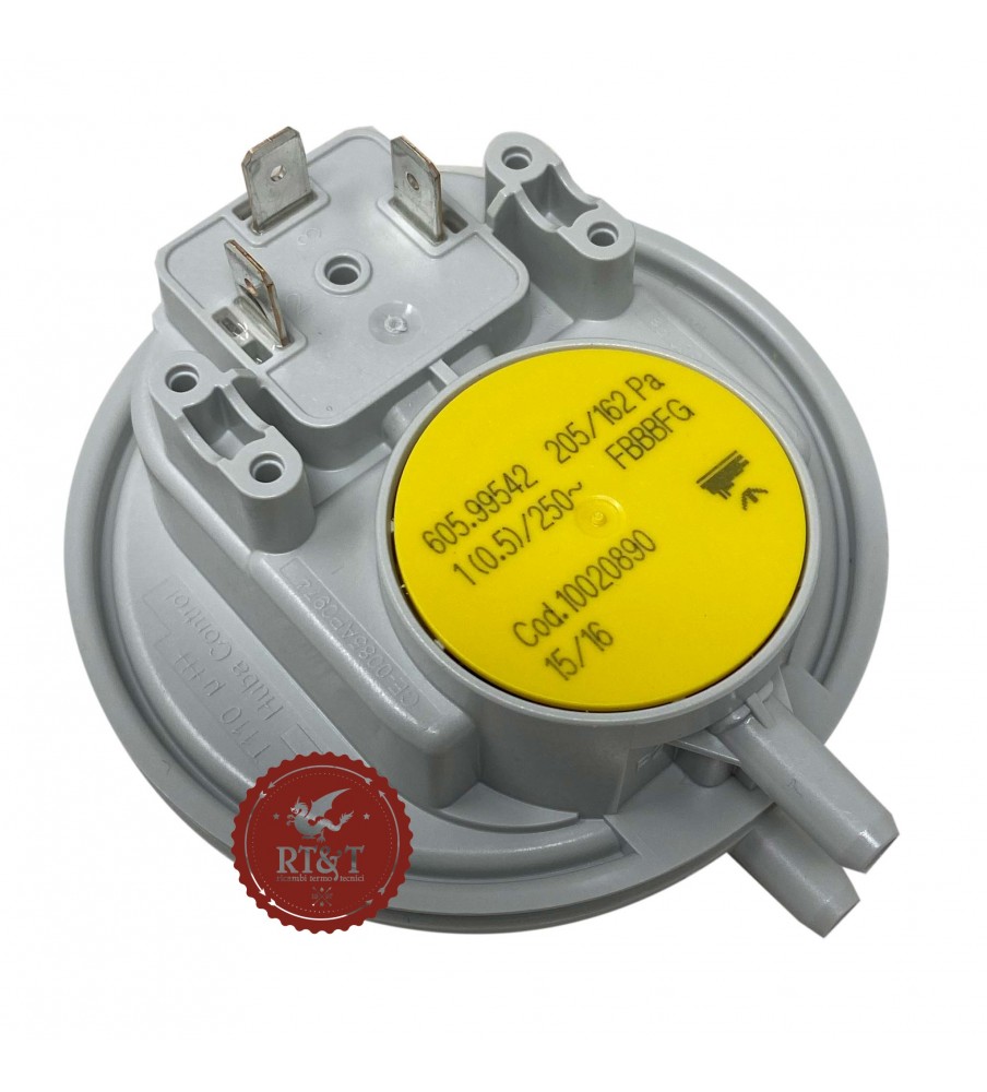 Air pressure switch 205/162 Pa Beretta water heater Idrabagno 17 ESI R10020890