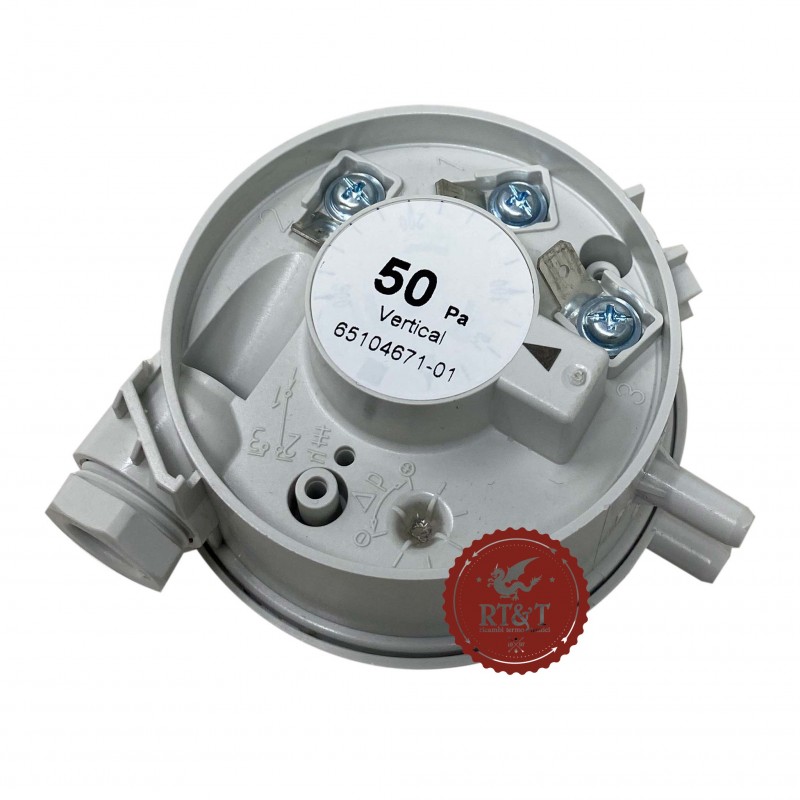 Air pressure switch 50 Pa Chaffoteaux boiler Alixia, Alya, Pigma, Talia, Urbia 65104671-01, ex 65104671
