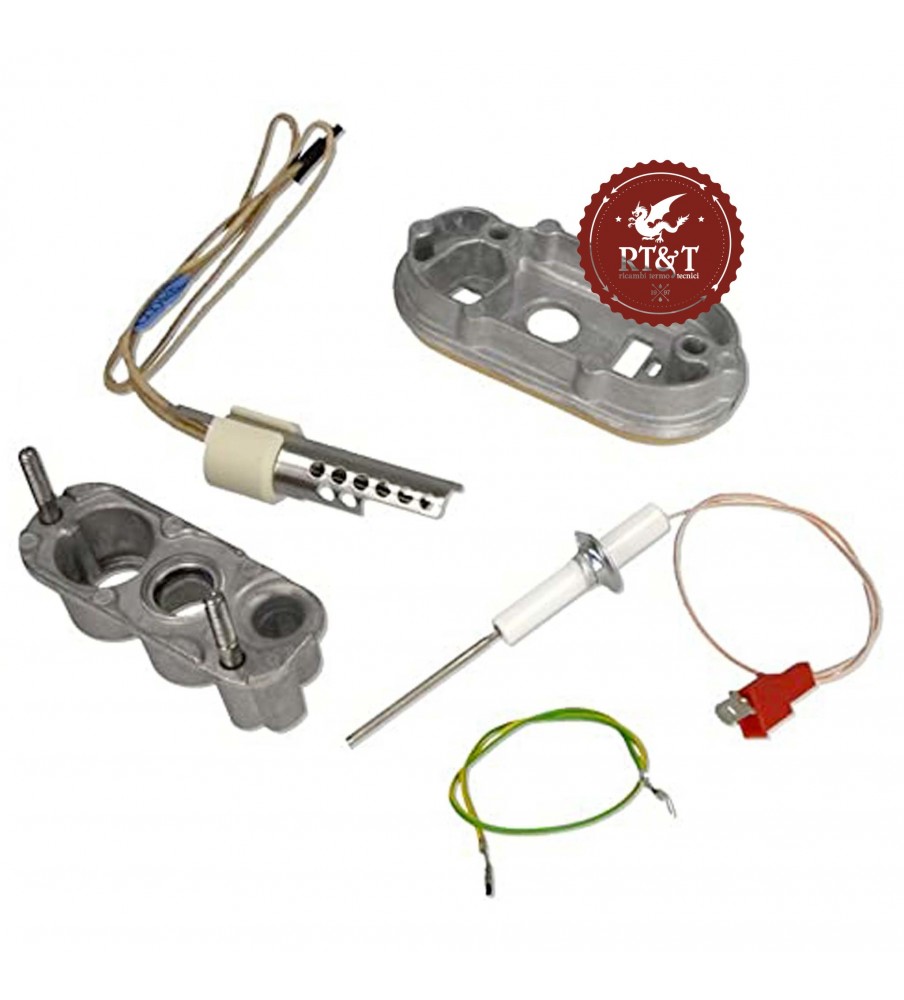 Ignition electrode kit 15-45 KW Buderus boiler Logamax Plus GB162, Logamax Plus GB202 7736700318