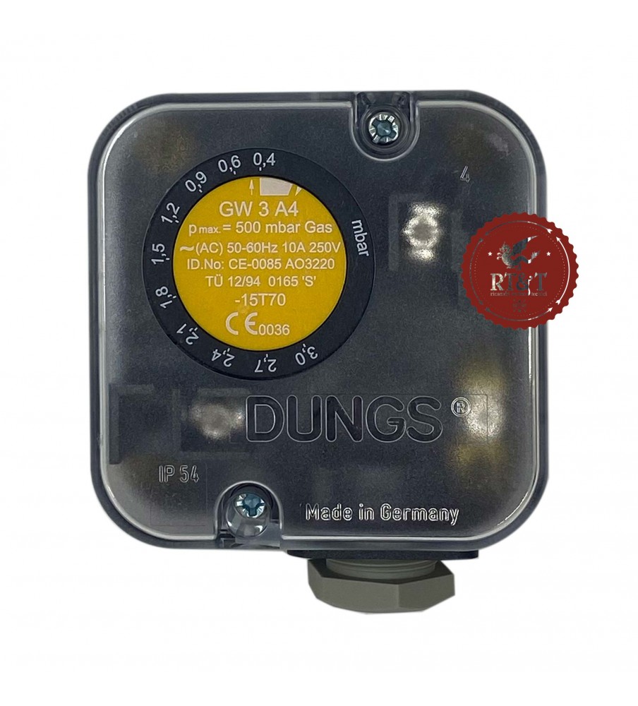 Air pressure switch Dungs GW 3 A4 for burner