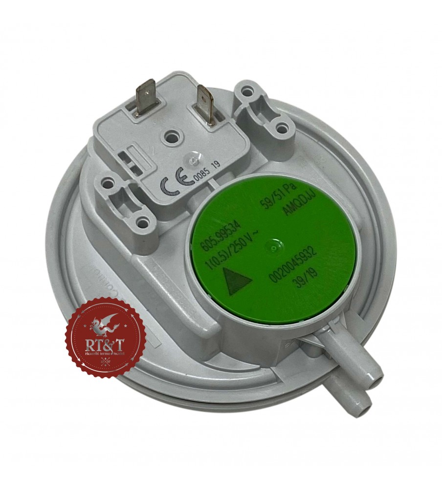 Air pressure switch 59/51 Pa Vaillant water heater turboMAG 17-2/0 A, turboMAG 17-2/0 A R1 108623