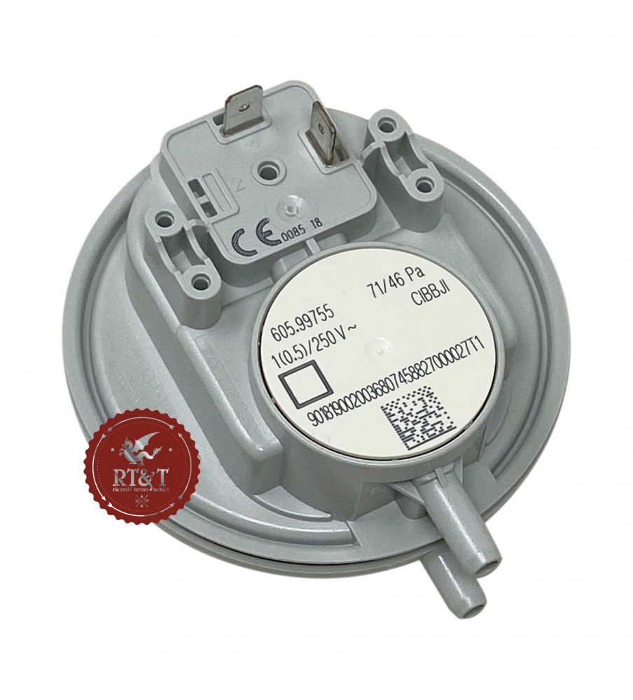 Air pressure switch 71/46 Pa Hermann Saunier Duval Semia F24, Semia F24 Externa, Semiatek 3 24 SE, Semiatek F24-ME 0020039198