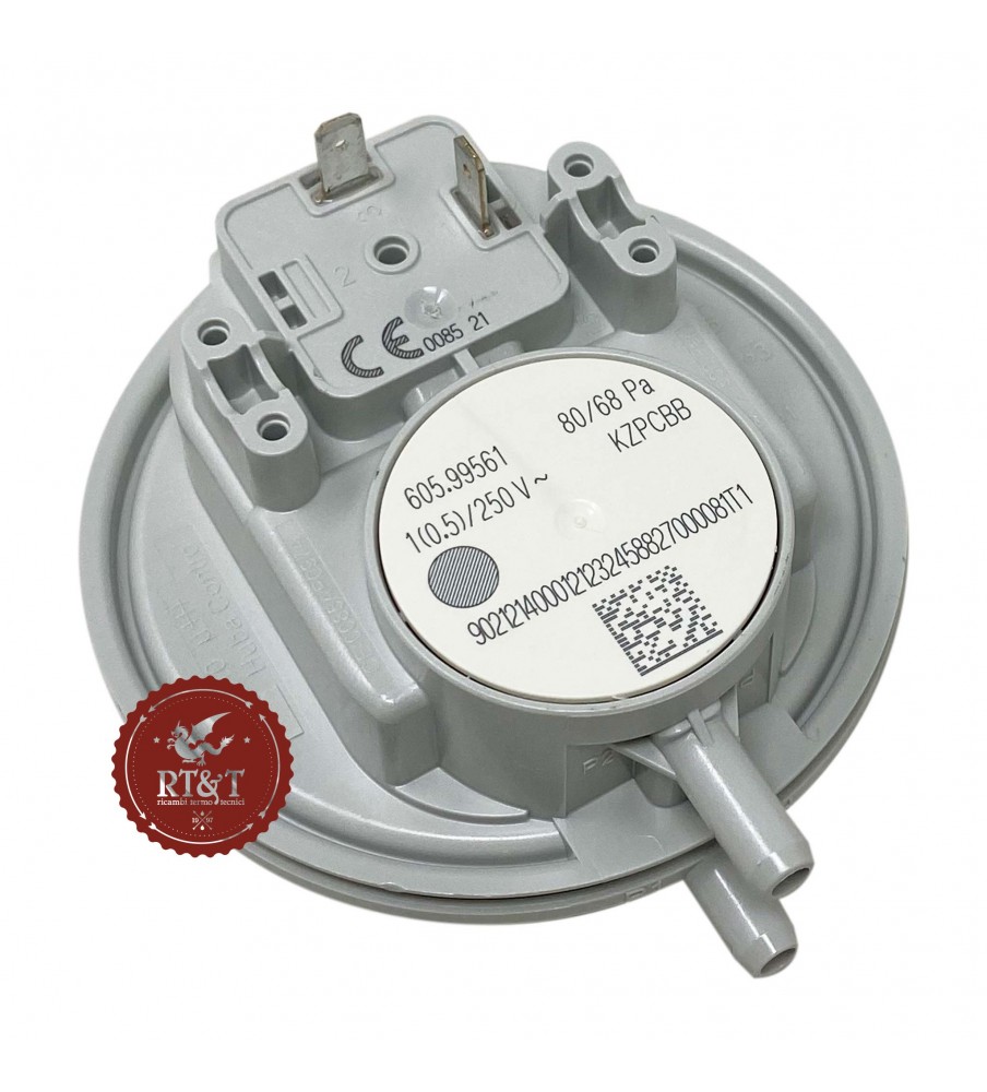 Air pressure switch 80/68 Pa Hermann Saunier Duval boiler Combitek, Micra 3, Themaclassic, Thematek, Thesi 3 S1008900