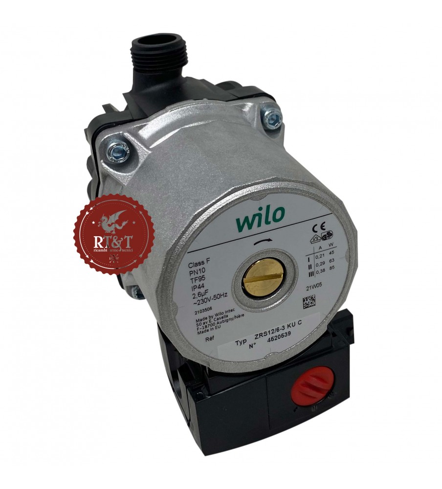 Wilo pump circulator ZRS12/6-3 KU C Radiant boiler 24064LA