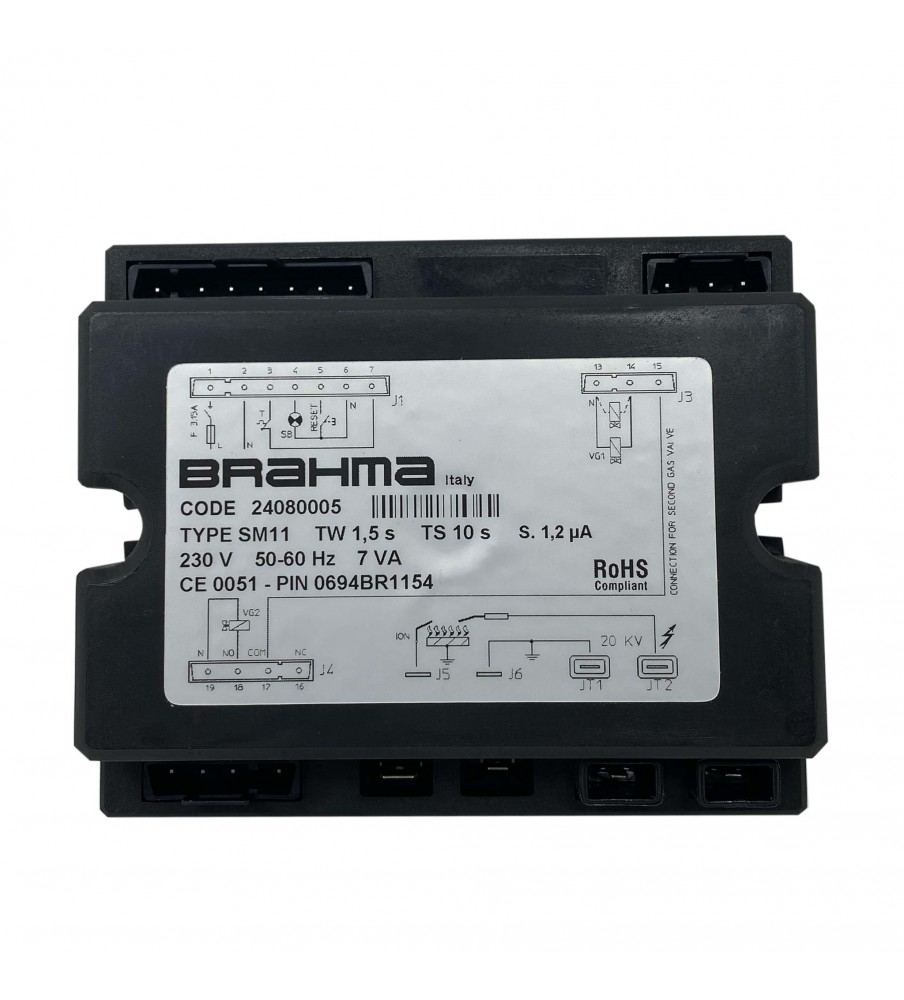 Brahma ignition board SM11 24080005 Immergas boiler 18088, ex 14195