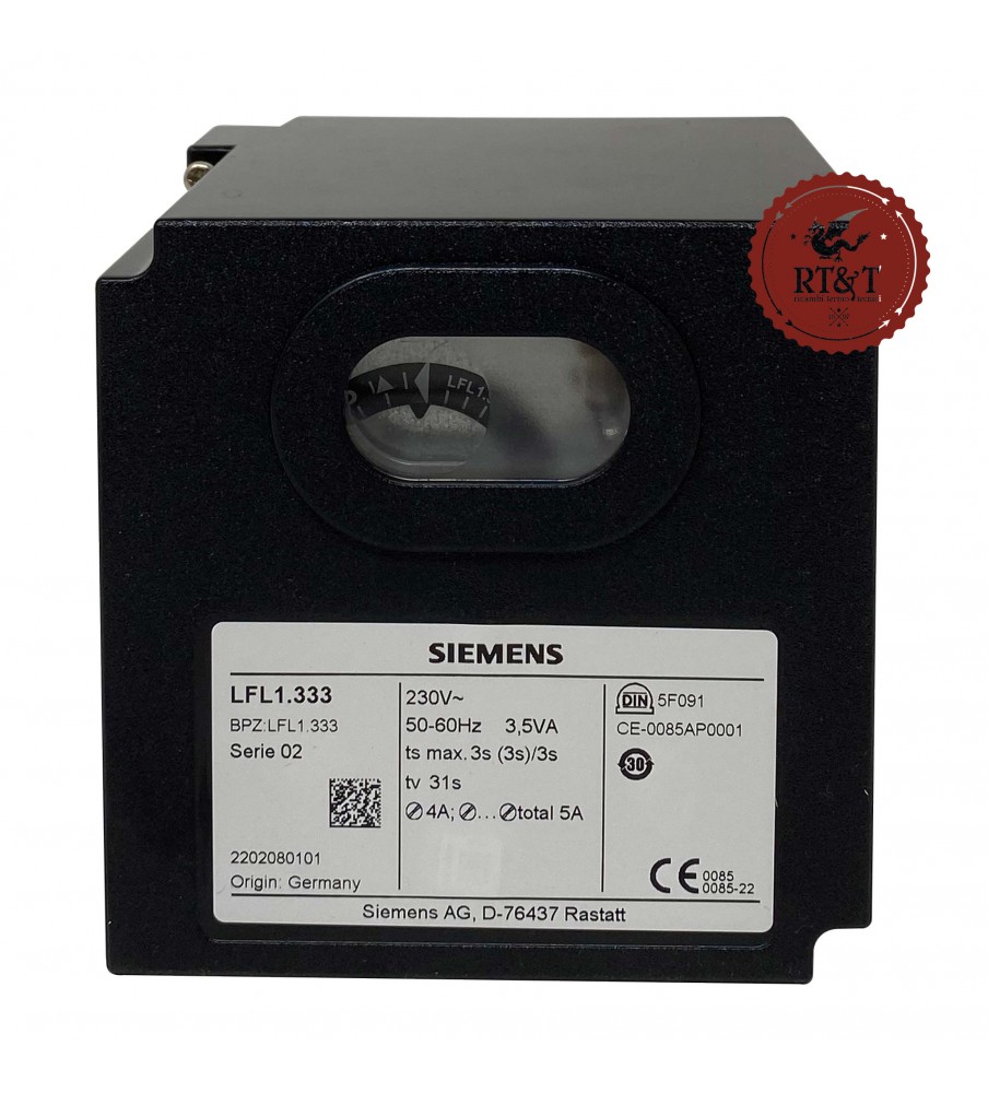 Siemens control box LFL1.333 for burner