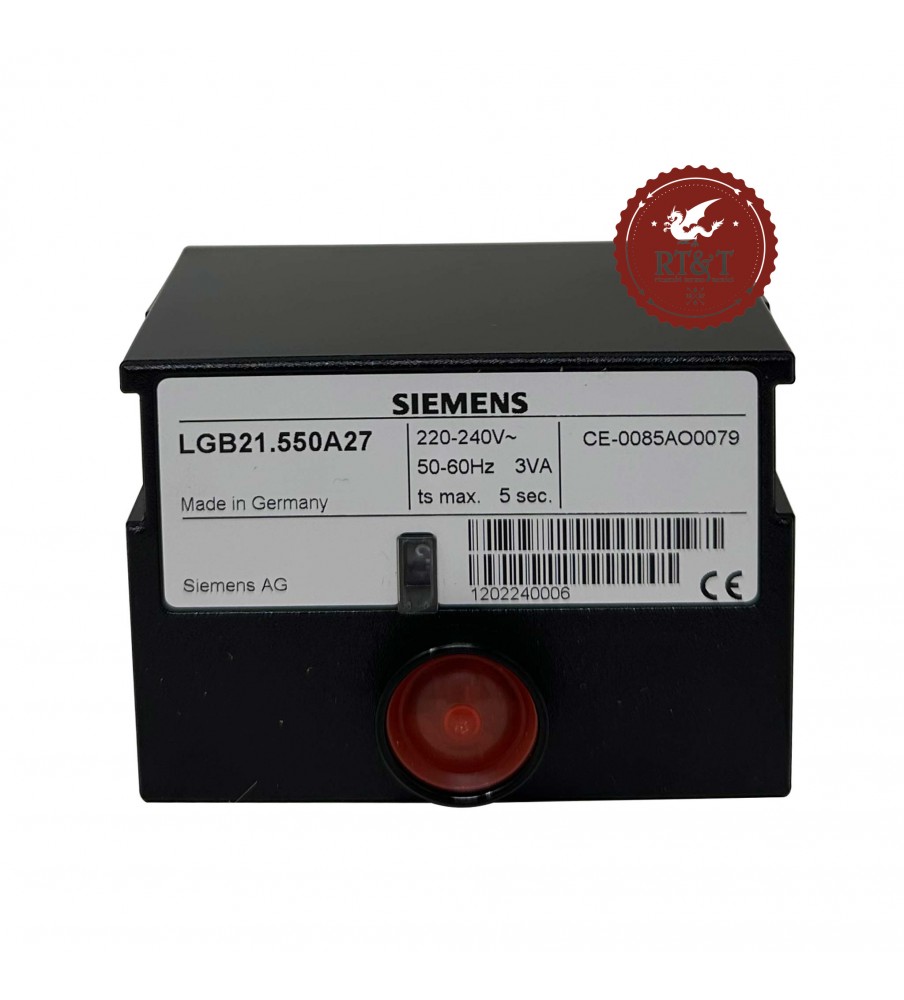 Control unit LGB21550A27 Siemens for burners