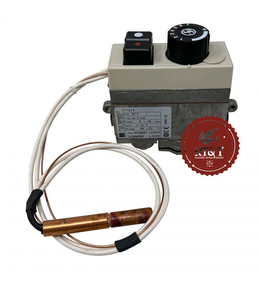 Gas valve SIT 710 MINISIT 0710221 Ariston water heater Cosmos, SGA 230274