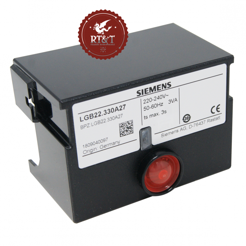 Siemens control box Landis LGB22.330A27 for burner