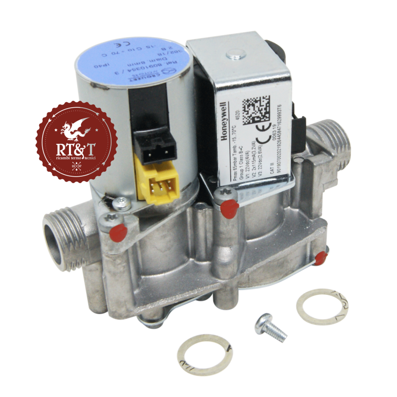 Honeywell gas valve 8 mm Hermann Saunier Duval boiler 0020124874, ex 0020039190, ex 0020075740