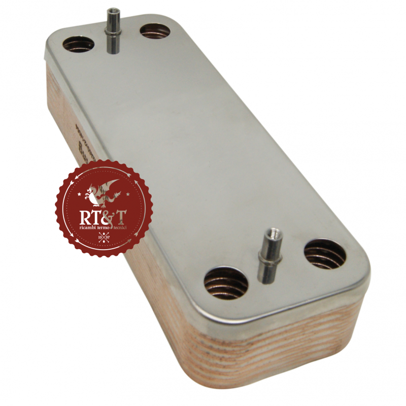 Sanitary heat exchanger 14 plates Buderus boiler Logamax UO32-24K, Logamax UO34-24K 87054062870