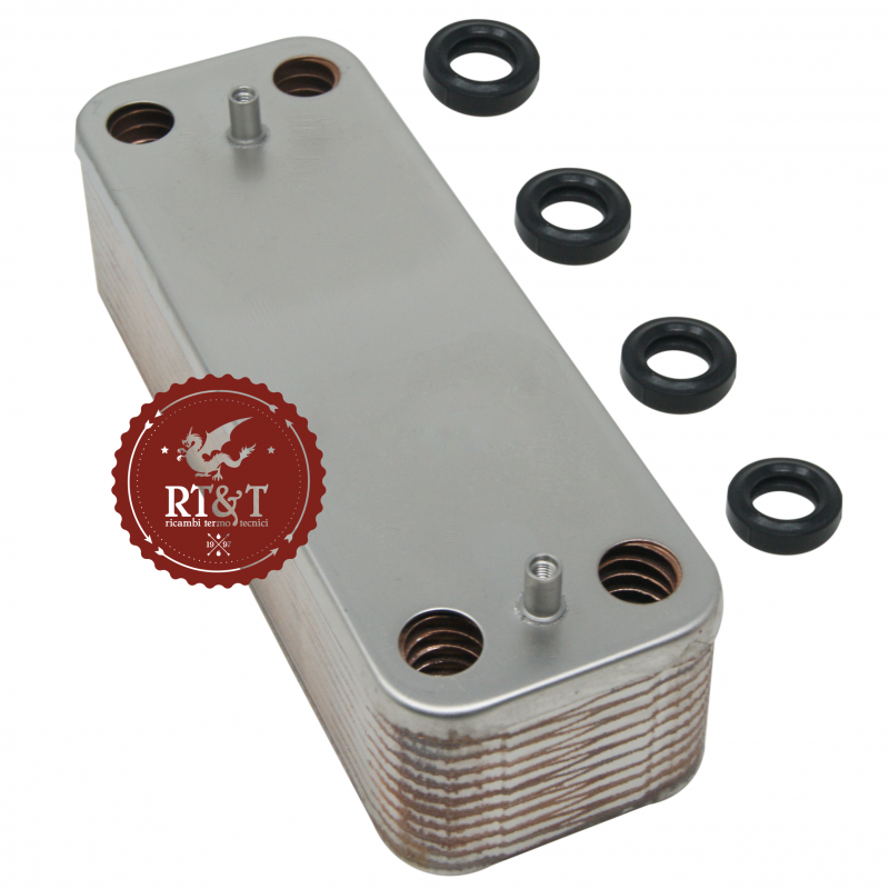 Sanitary heat exchanger Baxi boiler Duo-Tec Max, Luna Duo-Tec, Luna Max, Luna Platinum, Luna3 Comfort Max, Luna HT, Prime HT