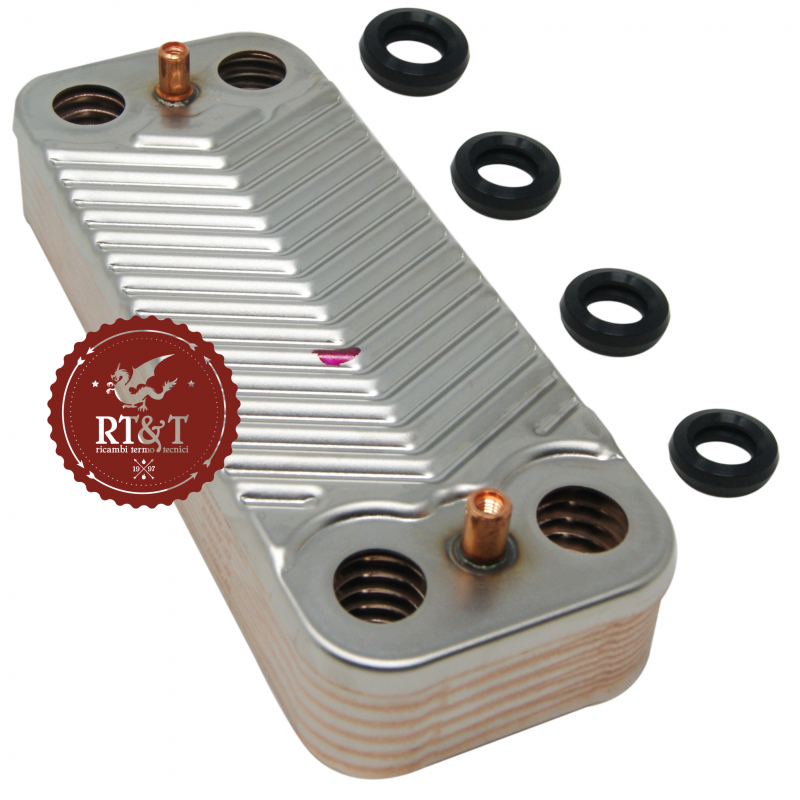 Sanitary heat exchanger Immergas Extra Intra, Eolo Extra, Mini Eolo, Mini Nike, Maior Eolo, Maior Nike, Victrix Mini, Victrix TT