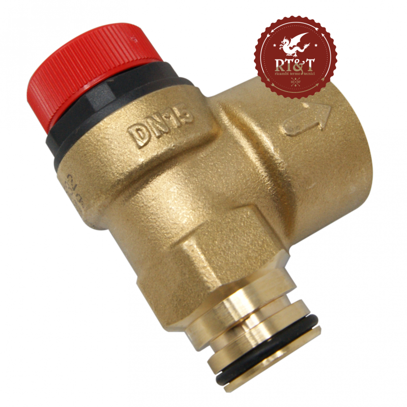 Safety valve 3 Bar Immergas boiler Eolo 24 Superior Plus, Victrix Plus, Victrix Zeus, Zeus 27 Superior