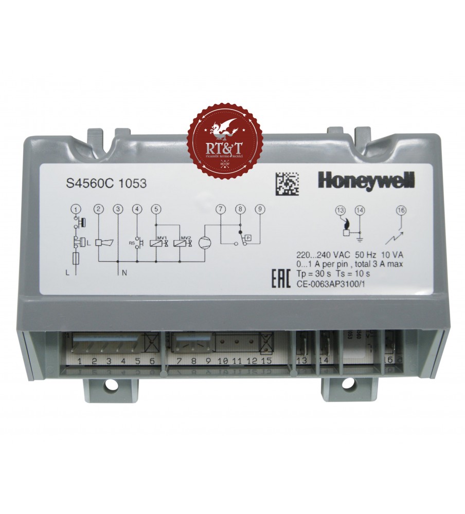 Honeywell ignition board S4560C1053 Lamborghini boiler