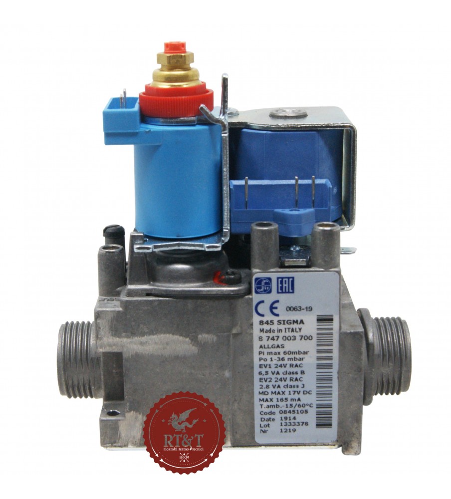 Gas valve SIT 845105 24V Buderus boiler Logalux direct LD 102, Logamax U052, Logamax U152, Logamax U154 87470037000