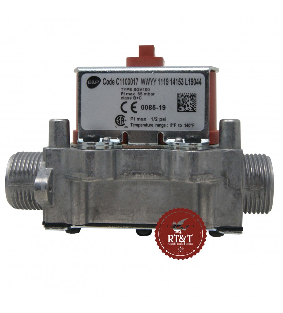 Gas valve B&P SGV100 C1100017 Emmeti boiler Lolà N24 K, Lolà N28 K BI1373100