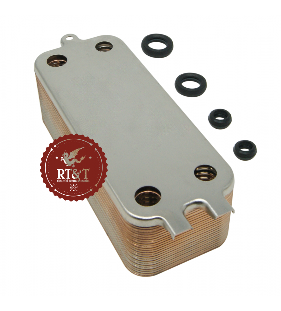 Sanitary heat exchanger Buderus Logamax GB032, Logamax U152, Logamax U154, Logamax Plus GB032, Logamax Plus GB042 87167719870