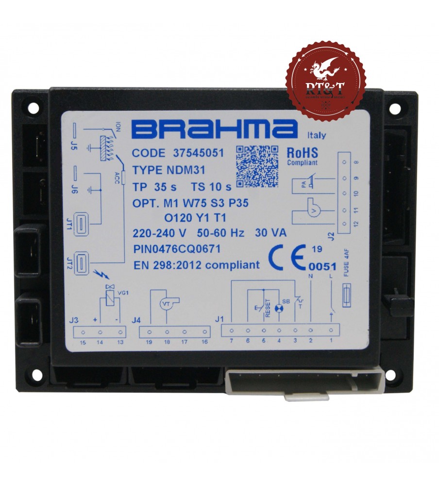 Brahma ignition board NDM31 37545051, ex DMN31 37545050 Italkero boiler