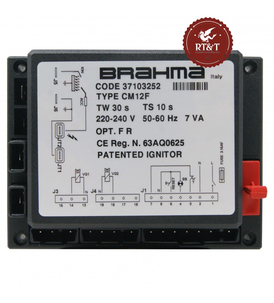 Brahma ignition board CM12F 37103252 Robur boiler