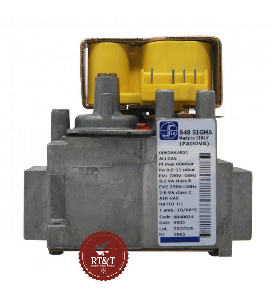 Gas valve Sit 848054 Baxi boiler Luna HT, Luna 3 Comfort HT, Luna 3 Silver Space HT, Nuvola HT, Prime HT 5671930, JJJ005671930