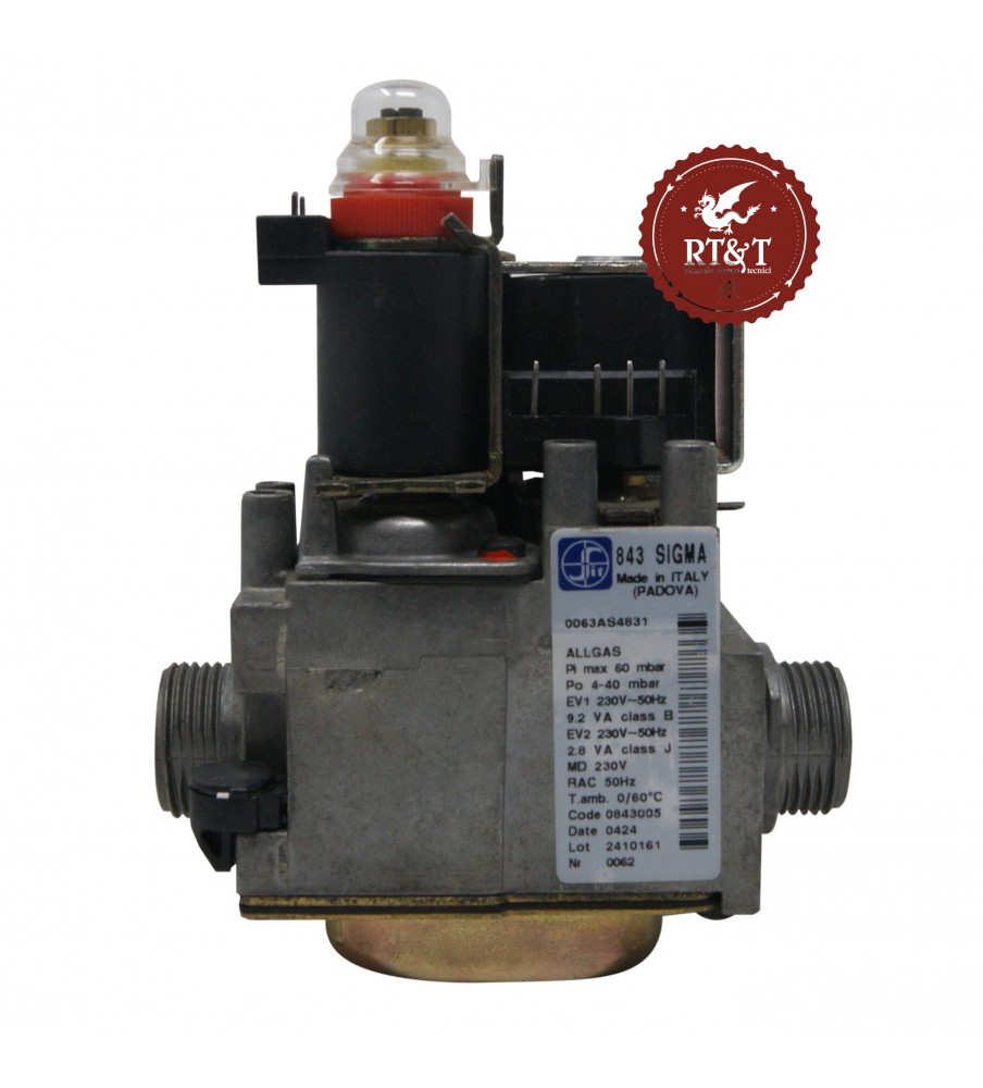 Gas valve SIT 843 SIGMA 843005 boiler