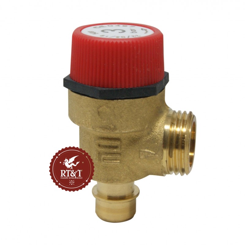 Safety valve Chaffoteaux boiler Aludra Delta, Calydra, Calydra Comfort, Elexia, Multiventi, Nectra 61020933