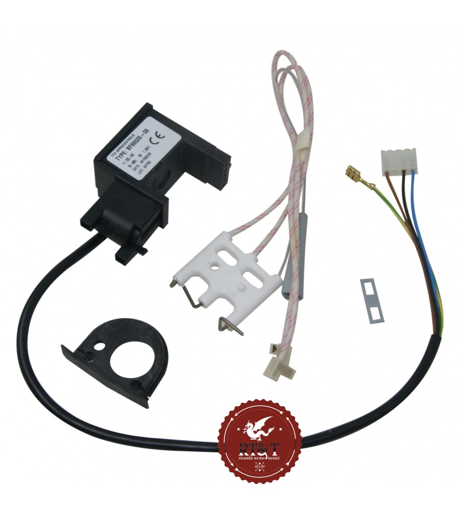 NAC igniter BF88526 with electrodes Ariston boiler AS, BS, BS II, Clas, Clas B, Egis, Egis Plus, Genus, Matis 65104653