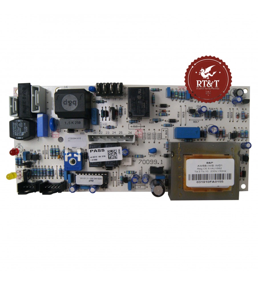 Water heater board AM58-IMS IM01 Immergas water heater Caesar 14 Star, Super Caesar 1019602, ex 1017319