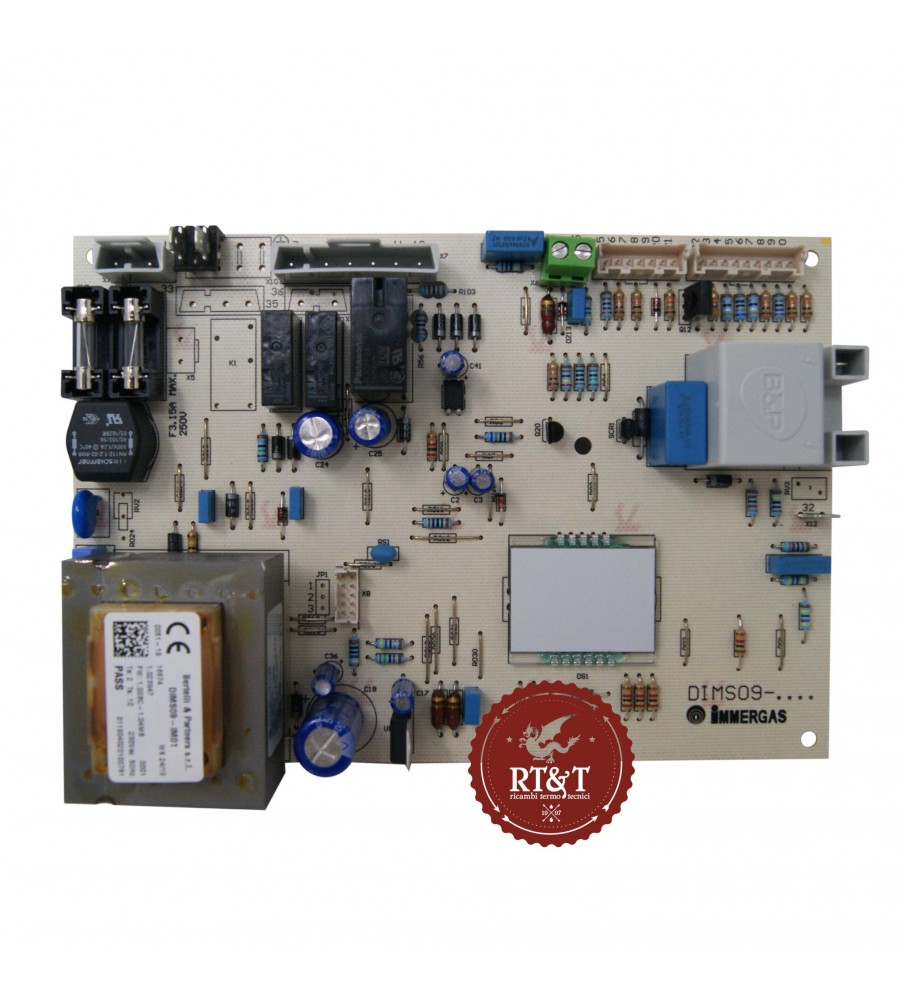 Ignition and modulation board DIMS09-IM01 Immergas boiler Eolo Star 23 KW, Nike Star 23 KW 1023947, ex 1021281