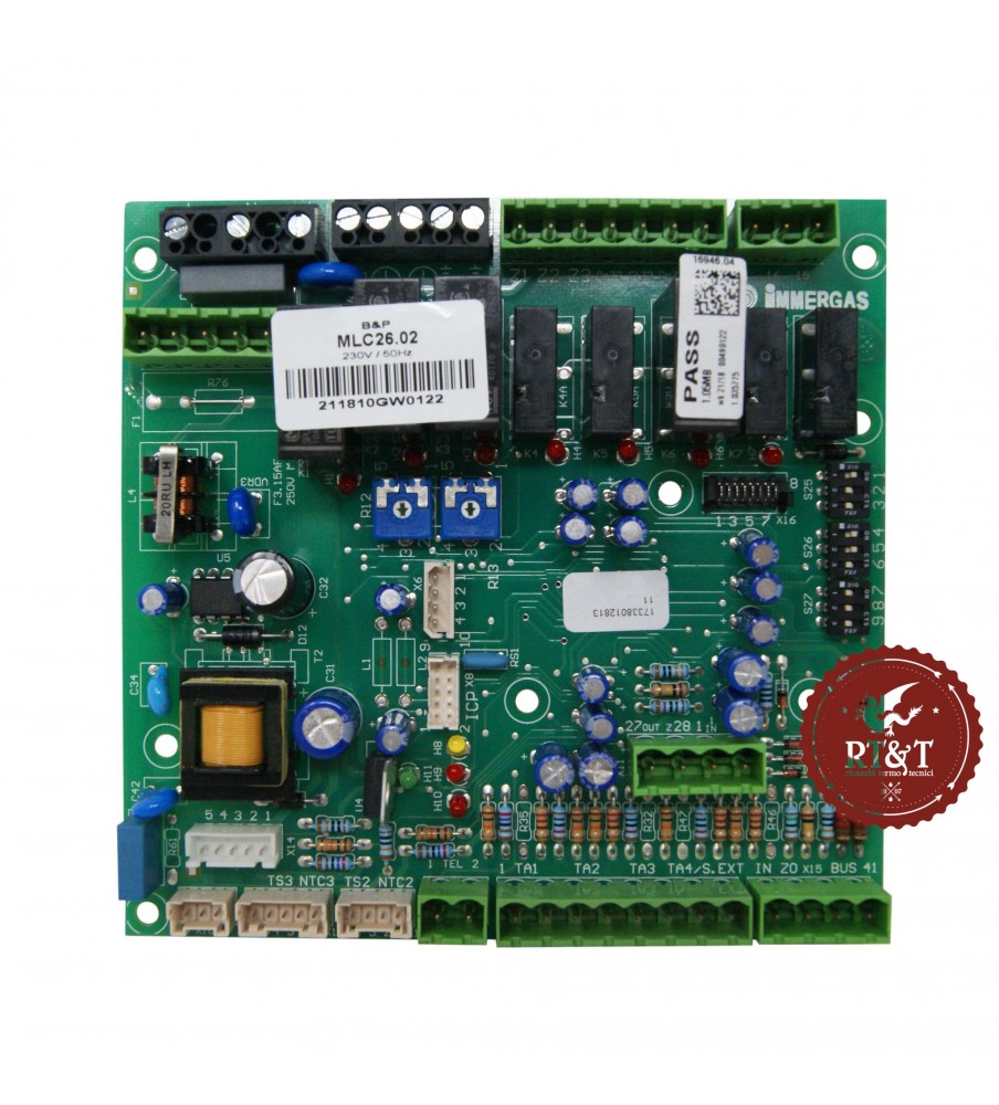 Modulation board MLC26.02 Immergas boiler 3022080, ex 1026712