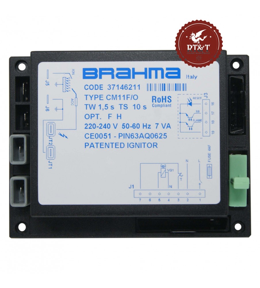 Brahma ignition board CM11F/O Immergas Eolo Extra @, Eolo Superior, Hercules, Nike Extra @, Nike Superior, Victrix 37146211