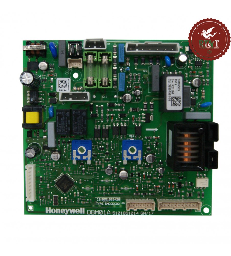 Honeywell ignition and modulation board DBM01A SM16503 Ferroli boiler DOMI insert F, Domiproject F, Domiproject C 39819530