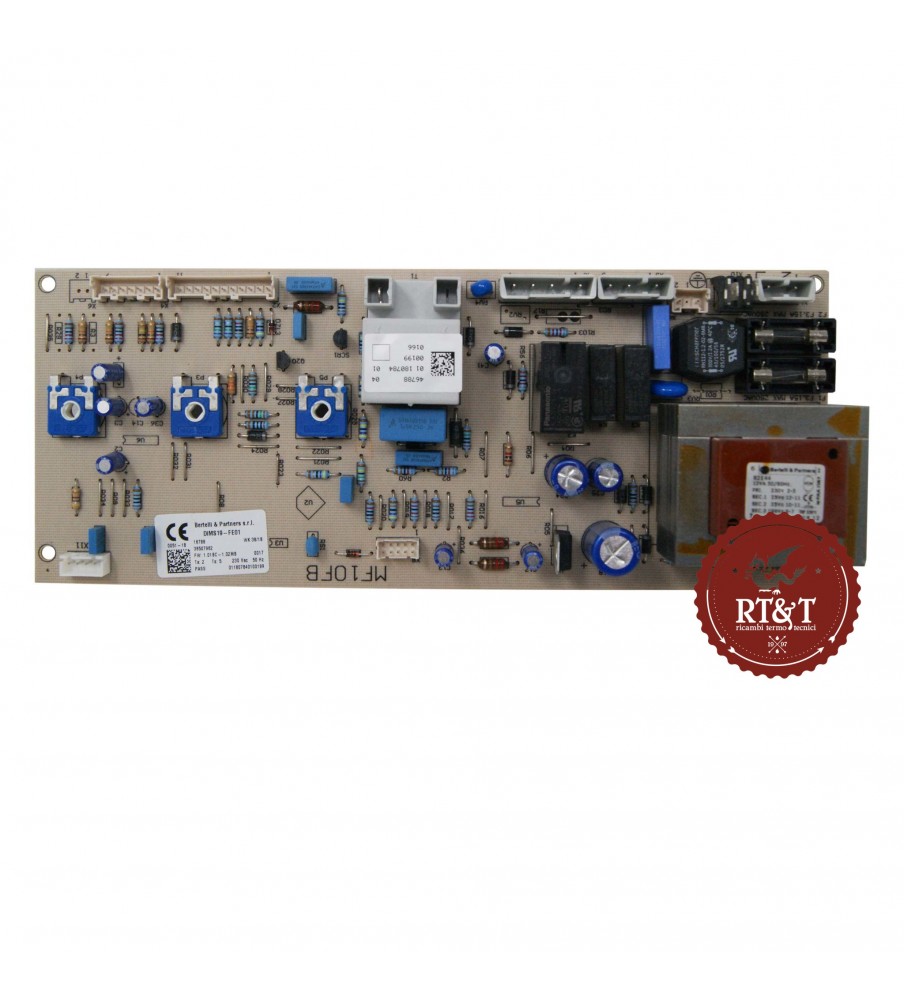 Ignition and modulation board MF10FB DIMS19-FE01 Euroterm boiler Fox 398D3542, ex 1600362