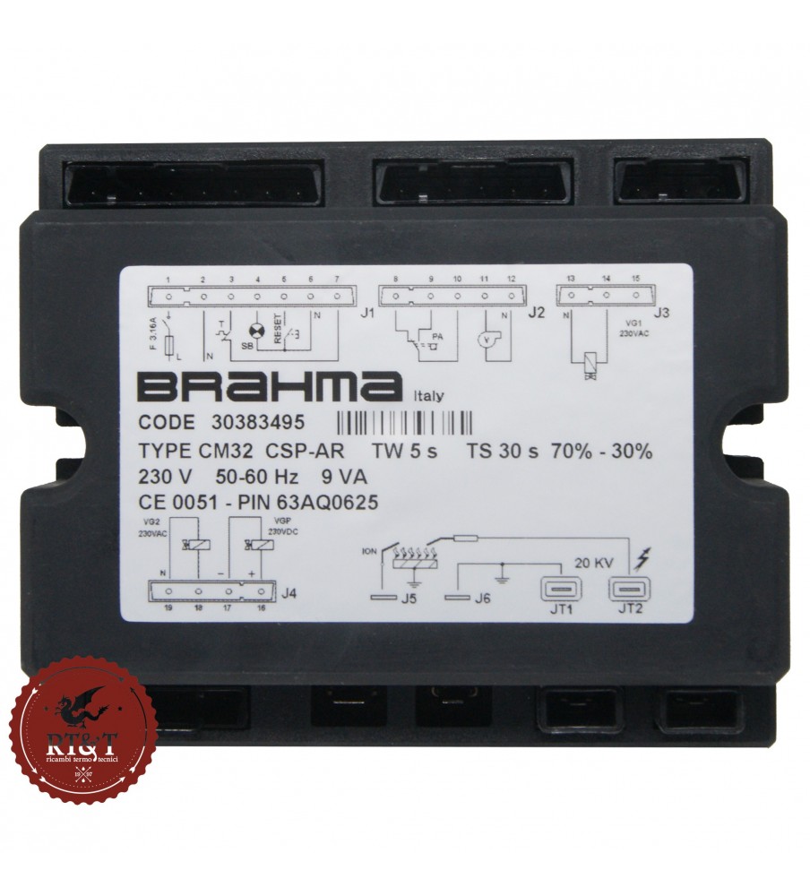 Brahma ignition board CM32 CSP-AR Sime boiler 30383495, ex 30383485