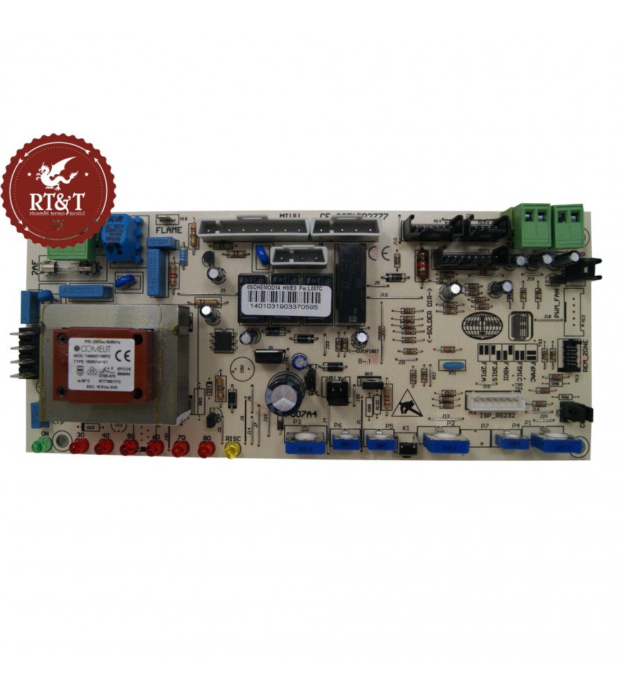 Ignition and modulation board Fondital boiler Tahiti Dual Line, Pictor Dual Line 6SCHEMOD14