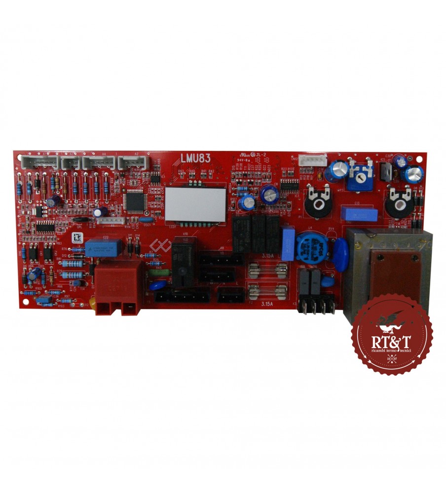 Ignition and modulation board LMU83 Unical boiler Eve 05 CTFS 26 Plus, Enel.si E 240 Plus, Enel.si E 260 Plus 95630100