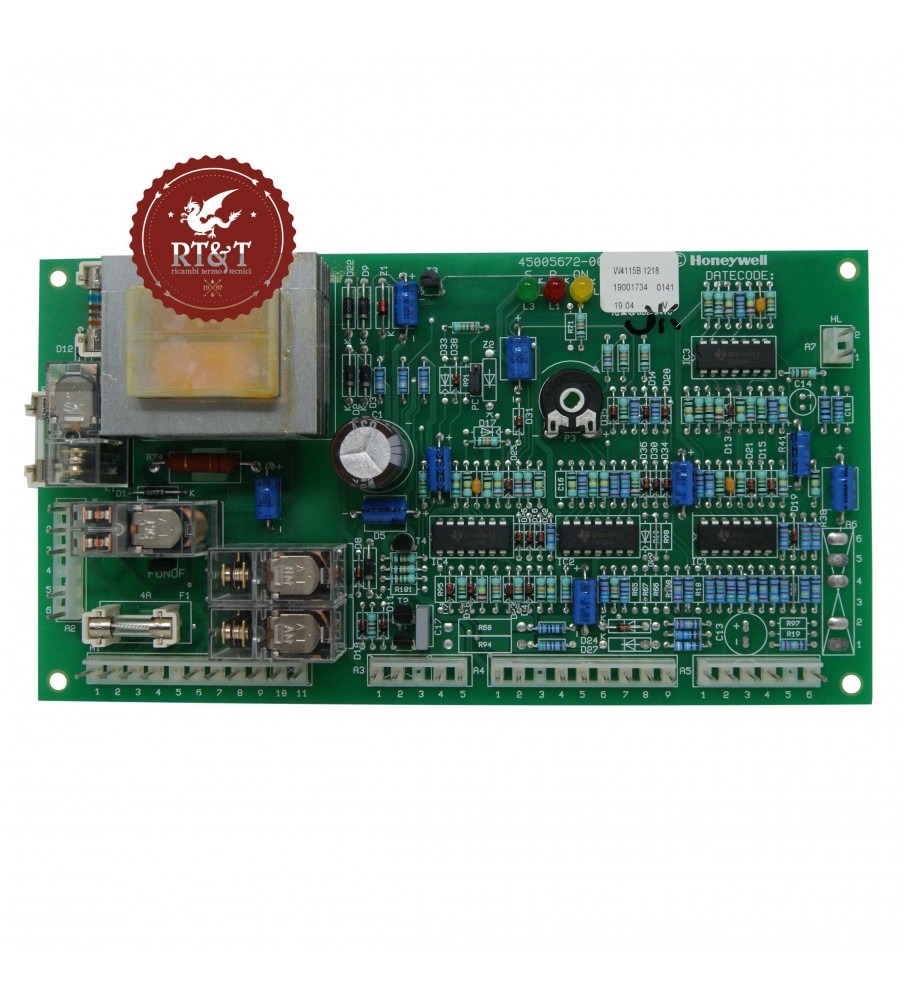 Honeywell modulation board W4115B1218 Unical boiler Clipper, Cutter, Dua, Dua Cargo 95000360, ex 95000359