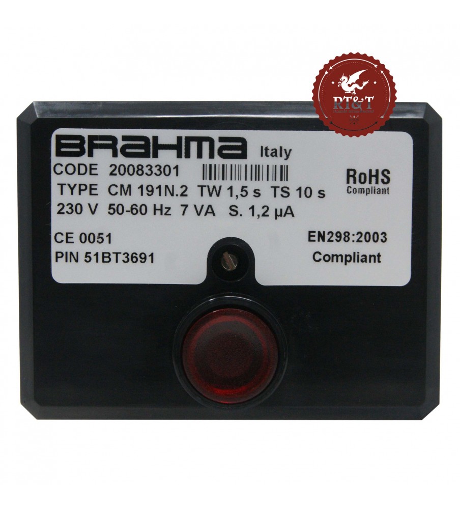Brahma control box CM191N.2 20083301
