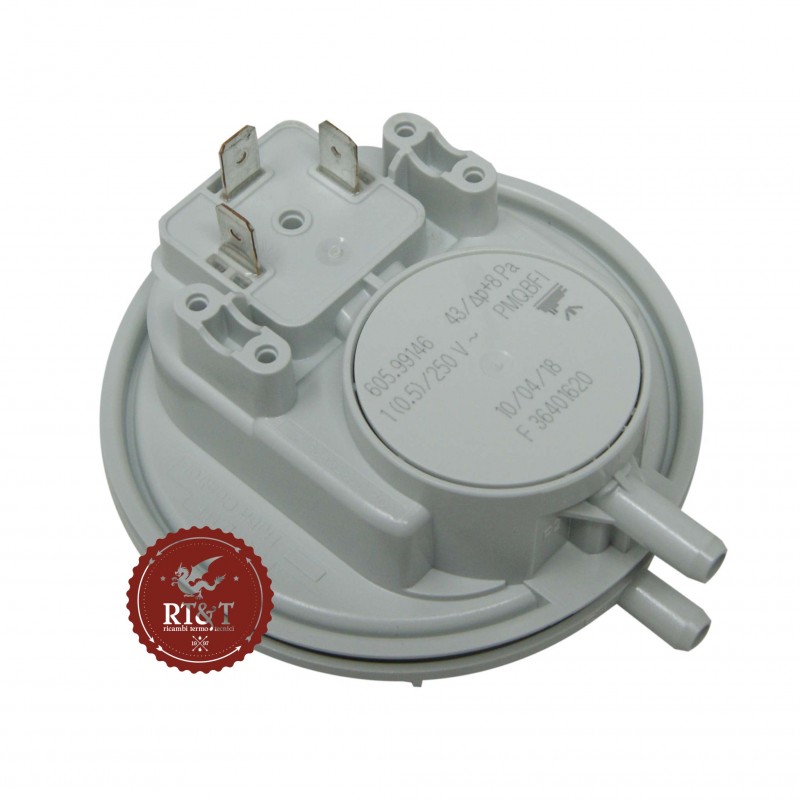 Air pressure switch Huba (36401620) Ferroli boiler 43-8 Pa for DOMIcompact B, DOMIcondens 39800140