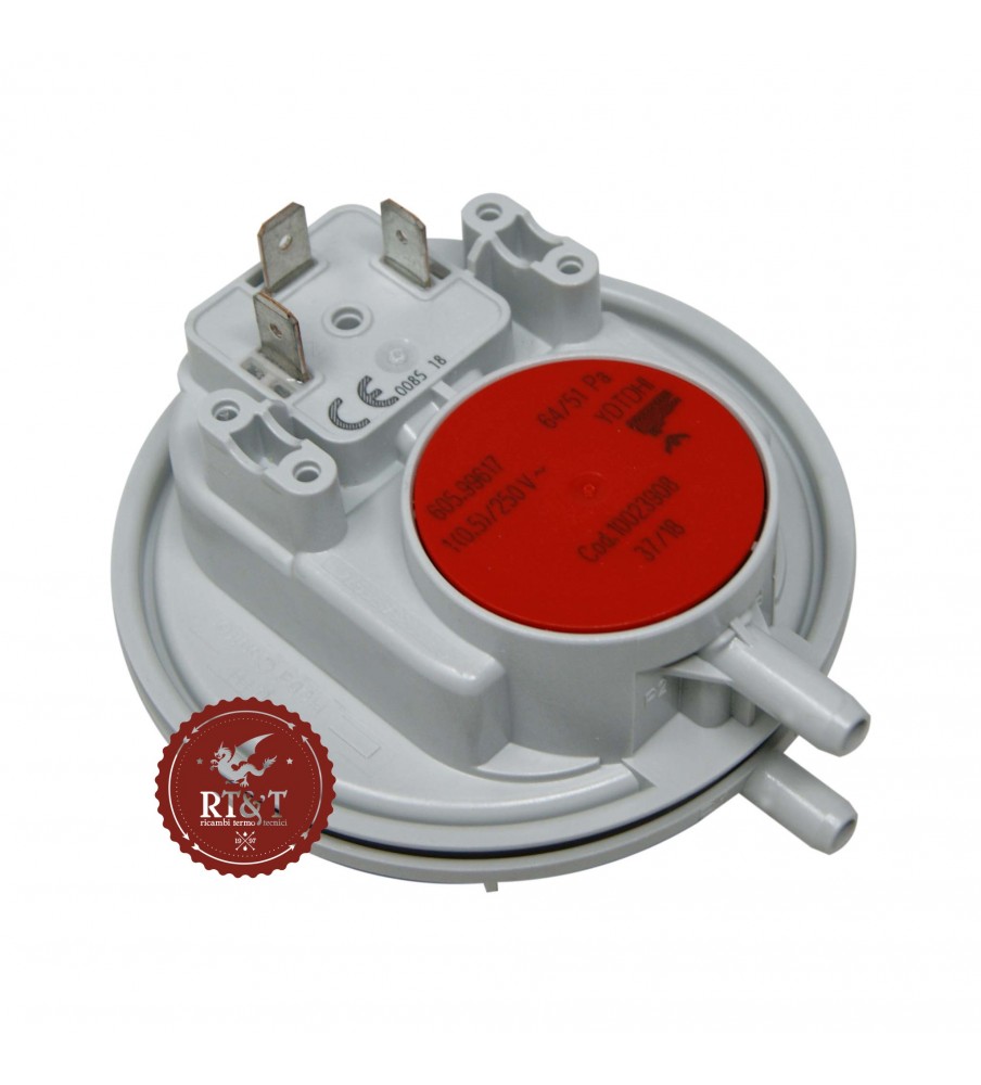 Air pressure switch Beretta boiler Amica, Ciao J, Ciao S, Junior, Mynute J, Mynute S, Paros, Rain, Simply R10023908