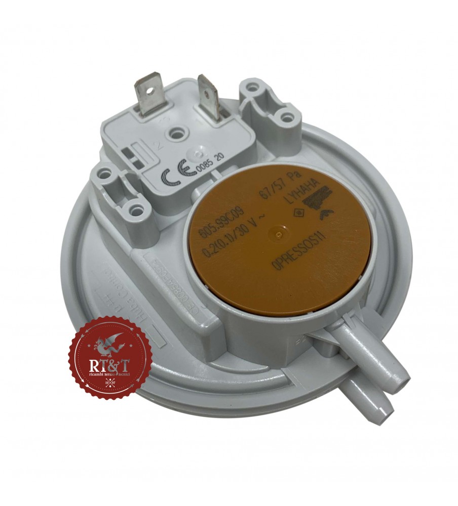 Air pressure switch 67/57 PA Fondital boiler Delfis Condensing, Minorca, Nibir 6PRESSOS11