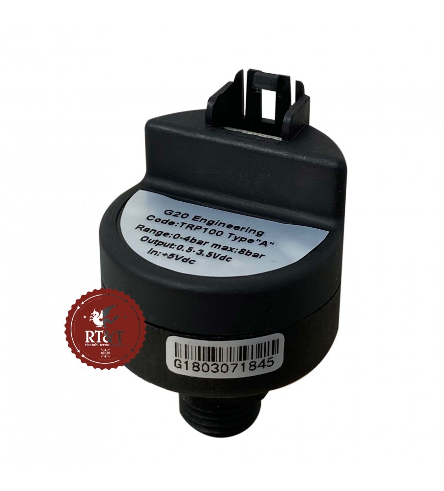 Water pressure transducer 1/4" boiler and pellet stove