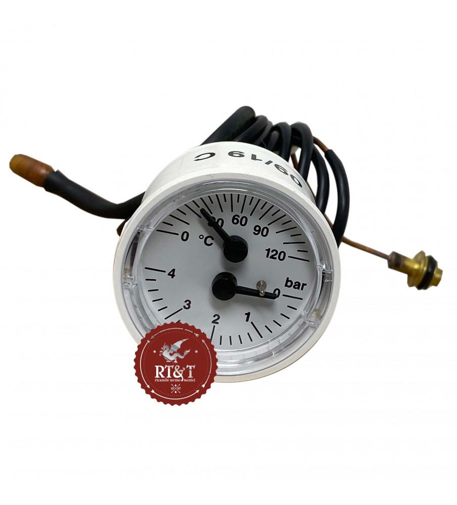 Thermo hydrometer-pressure gauge Savio Biasi boiler BI1475108