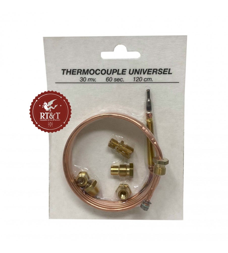 Universal thermocouple 120 cm for boiler